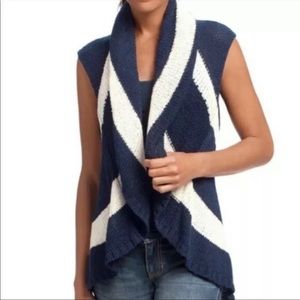 CAbi striped sweater cardigan